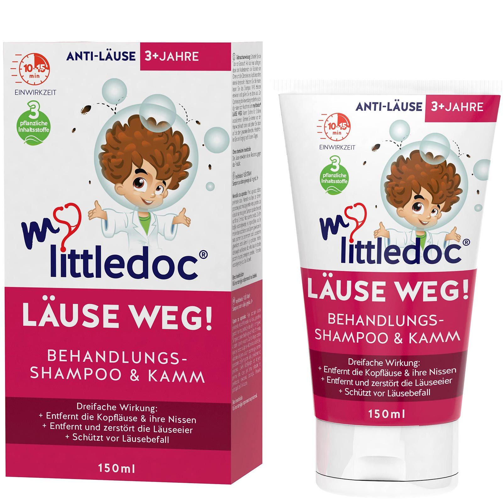 mylittle Doc Läuse Weg! Shampoo und Kamm